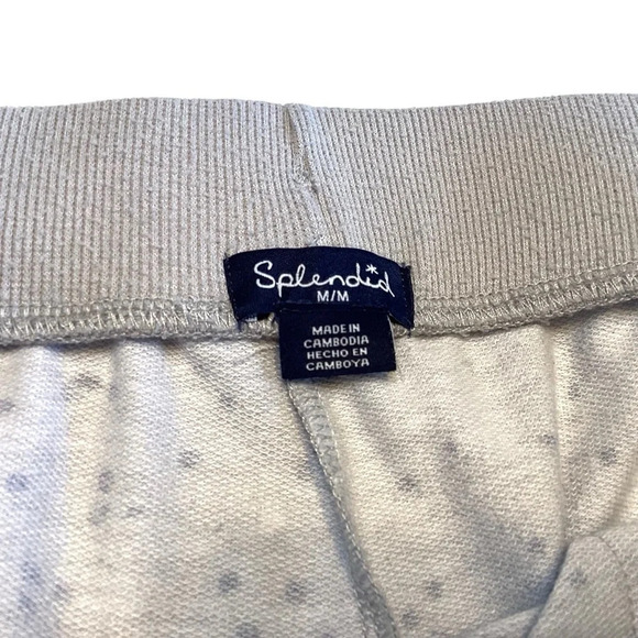 Splendid Pajama Set Women’s Sz M Gray French Terry - Picture 12 of 15